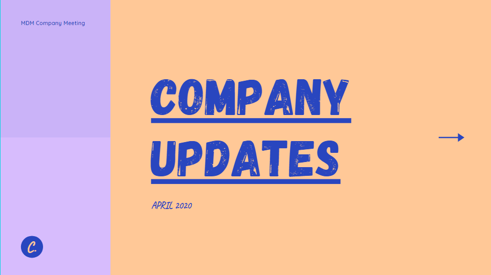Company Updates - Slidesgo templates